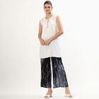 Women's Black Printed Wide-Leg Palazzos, काला, small image number null