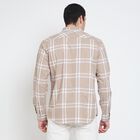 Men's 100% Cotton Casual Shirt , Brown, small image number null