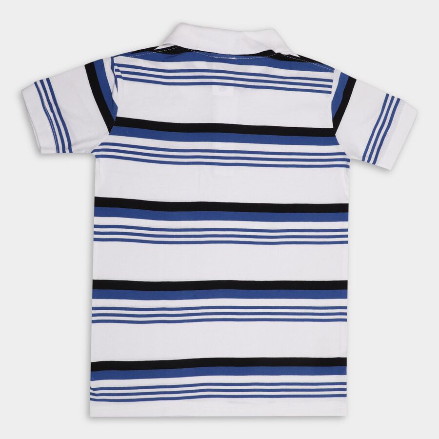 Boys' Half Sleeves T-Shirt , सफ़ेद, large image number null