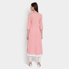 Embroidered 3/4Th Sleeves Kurta, Light Pink, small image number null