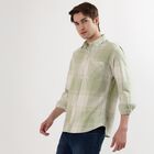 Men's 100% Cotton Regular Collar Casual Shirt, हल्का हरा, small image number null
