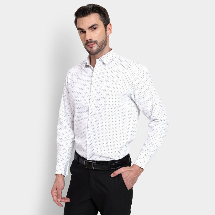 Men's Formal Shirt , White, large image number null