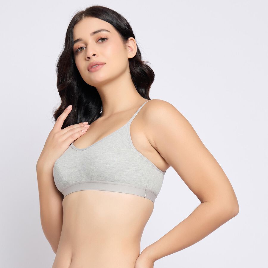 Ladies' Bra , मिश्रित हल्का ग्रे, large image number null