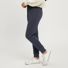 Girls Midnight Navy Blue Thermal Lower, Melange Blue, small image number null