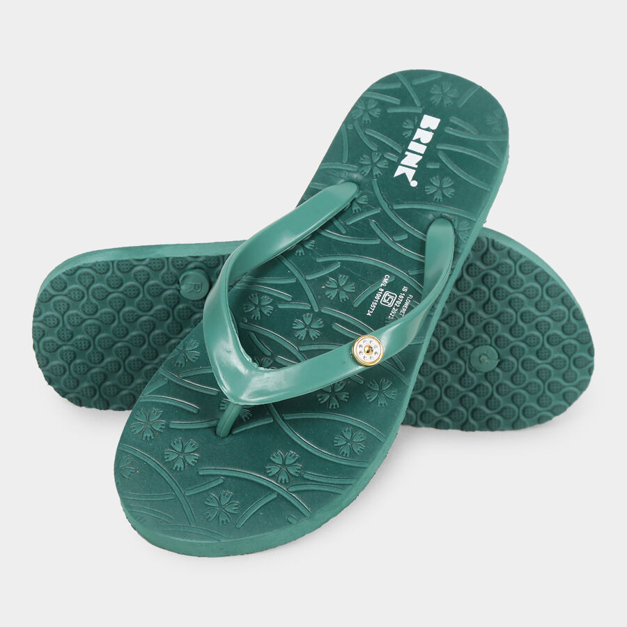 Ladies' Slipper, Green, large image number null