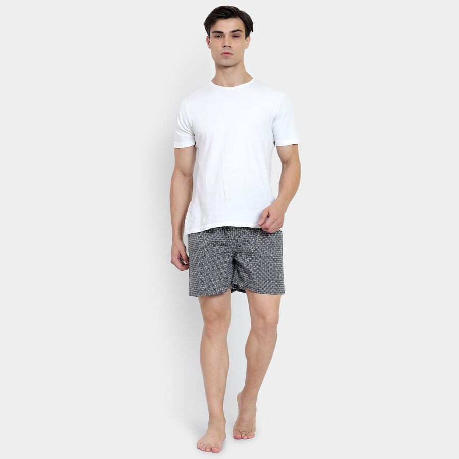 Men's 100% Cotton Boxers , गहरा ग्रे, large image number null