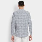 Men's 100% Cotton Casual Shirt, सफ़ेद, small image number null