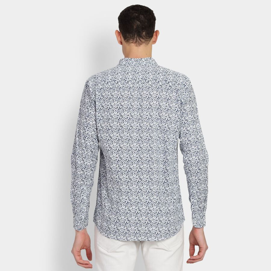 Men's 100% Cotton Casual Shirt, सफ़ेद, large image number null