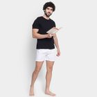 Men's Cotton Boxers, White, small