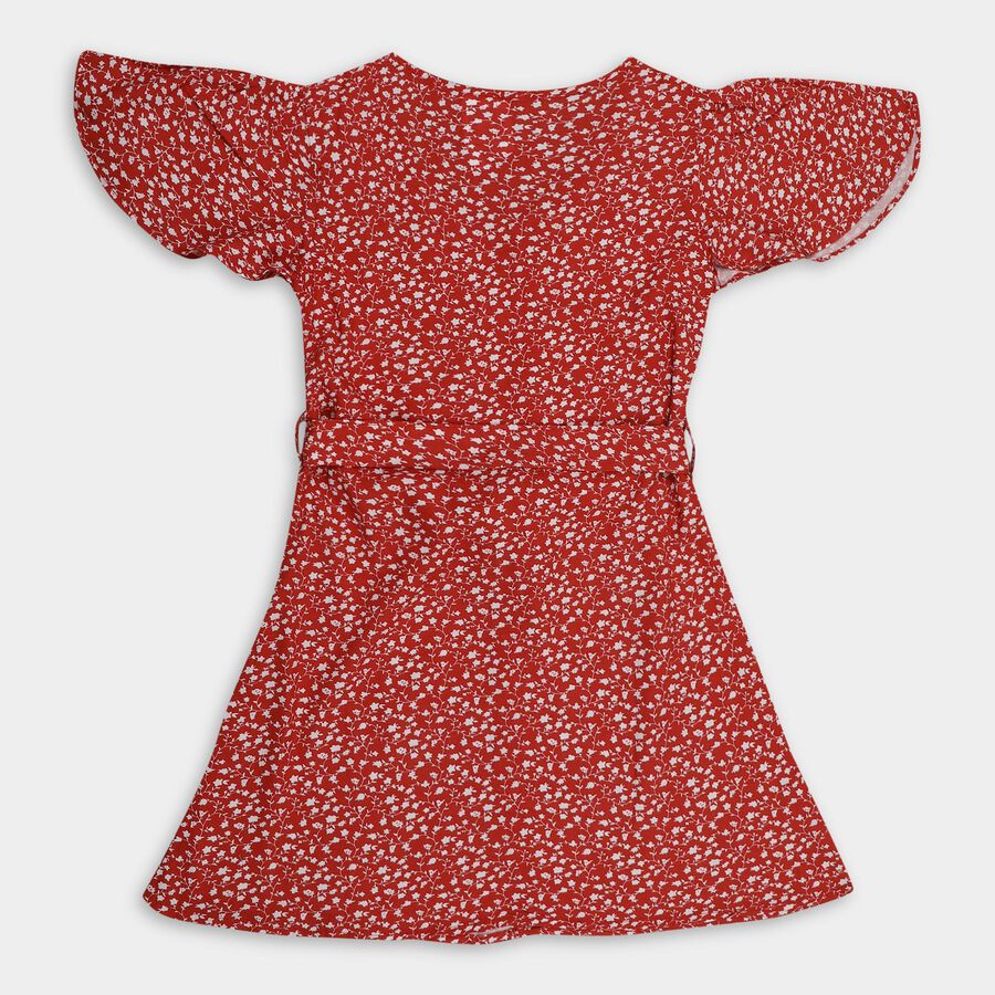 Girls' Dress , Red, large image number null