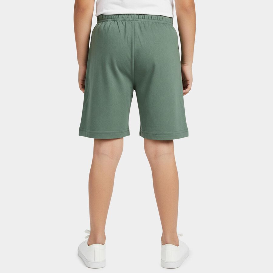 Boys' Light Green Regular Fit Bermuda Shorts, Light Green, large