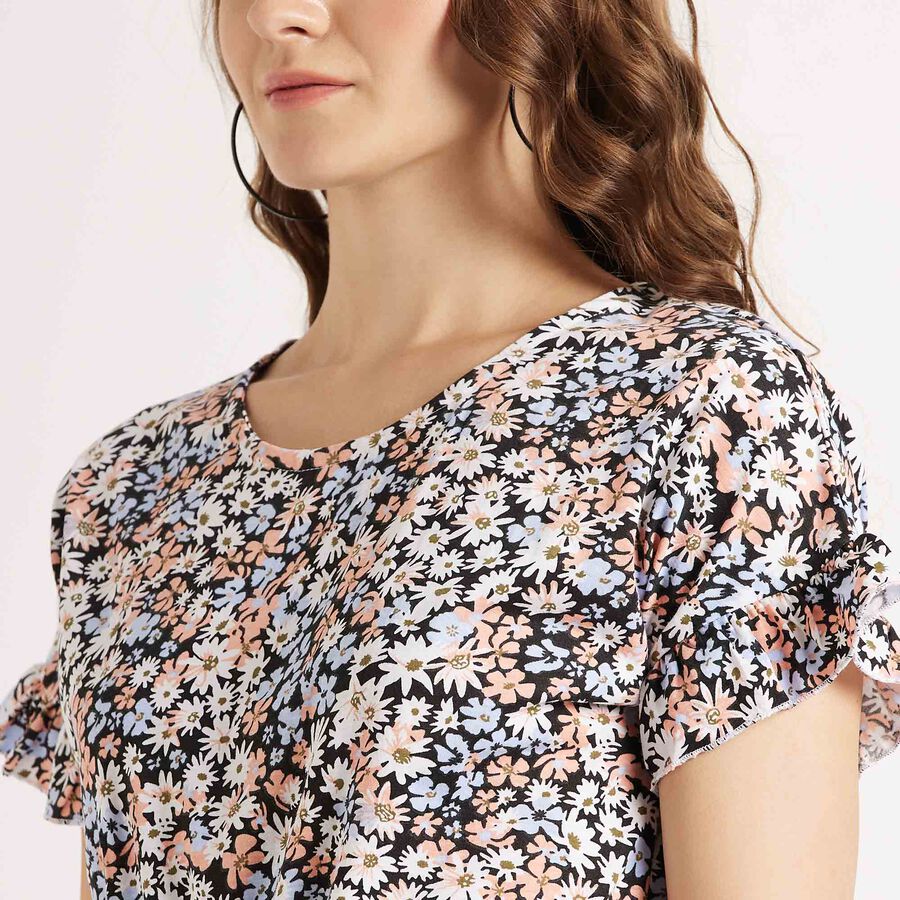 A Line Printed Dress, Light Pink, large image number null