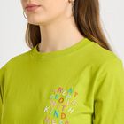 Ladies' 100% Cotton Round Neck T-Shirt , Neon Green, small image number null