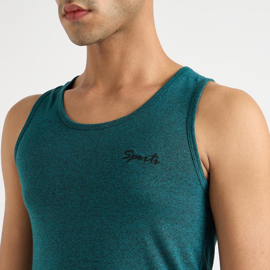 Men's Gym T-Shirt , टील ब्लू, large image number null