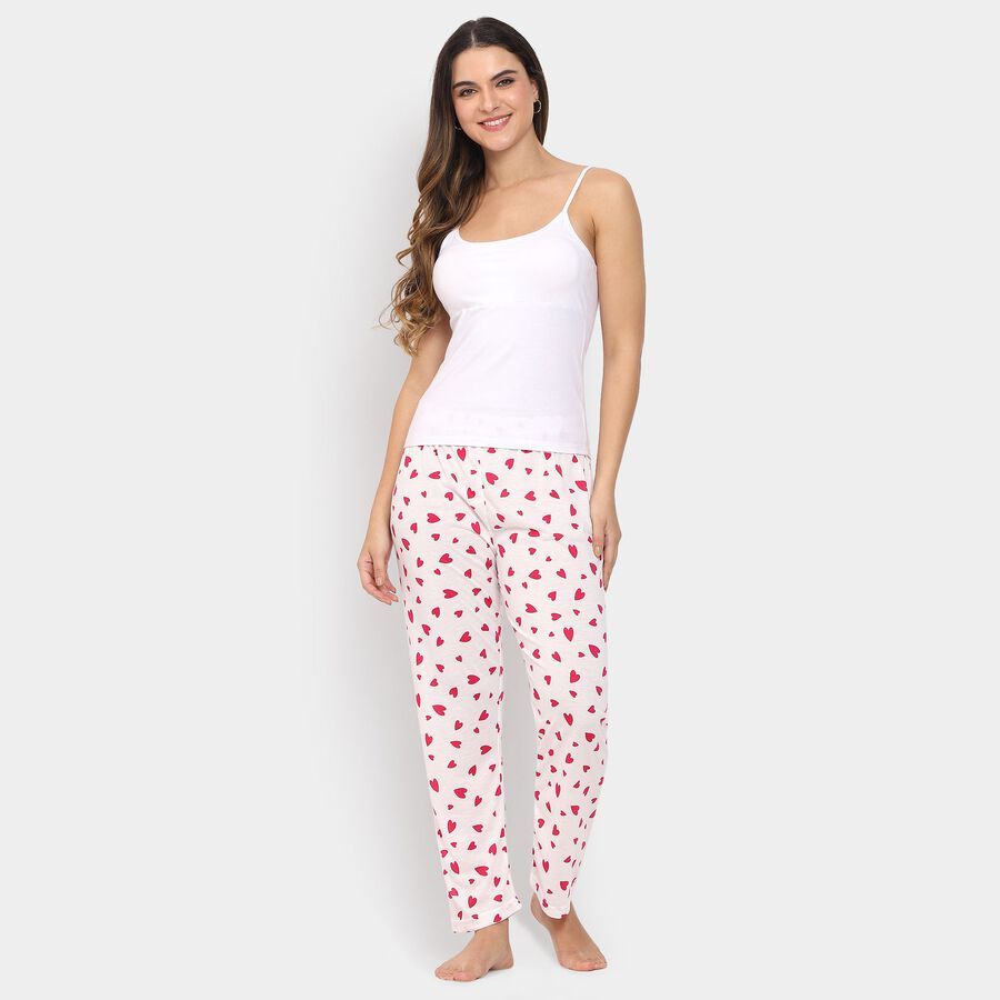Ladies' Pyjama , सफ़ेद, large image number null