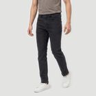 Men's Dark Grey Slim Fit Washed Jeans, Dark Grey, small