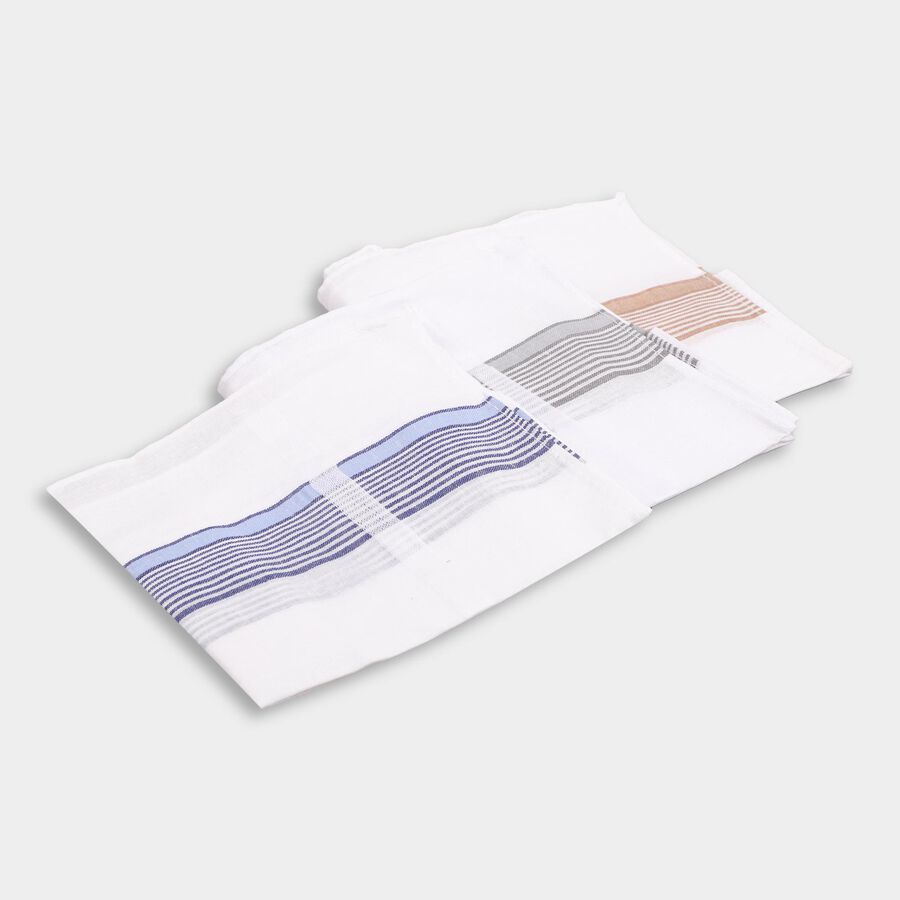 Men's Hanky, White, large