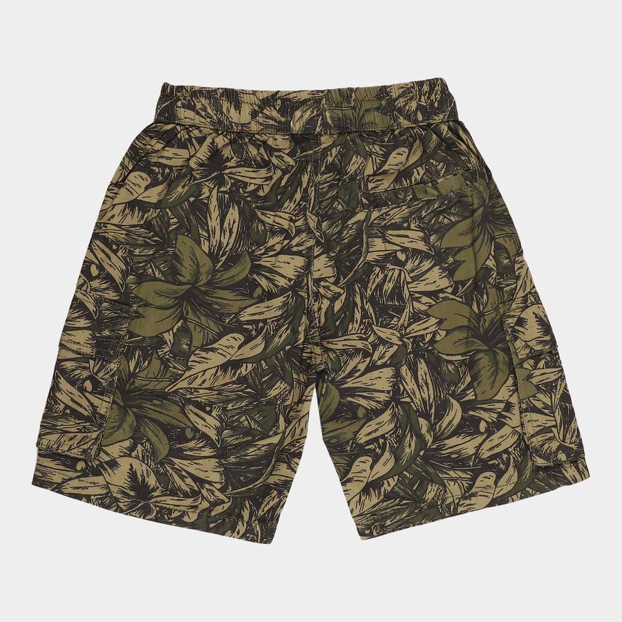 Boys Cotton Bermuda, Olive, large image number null