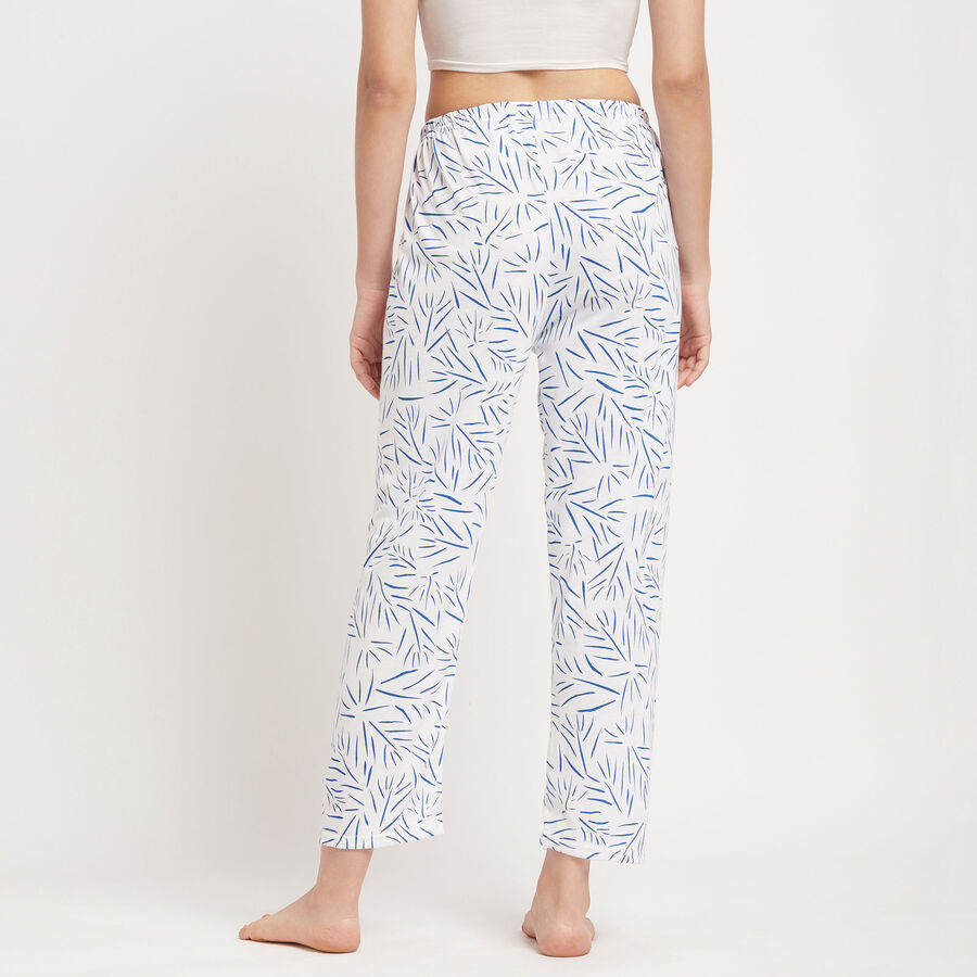 All Over Print Full Length Pyjama, White, large image number null