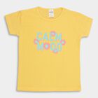 Girls' T-Shirt , पीला, small image number null