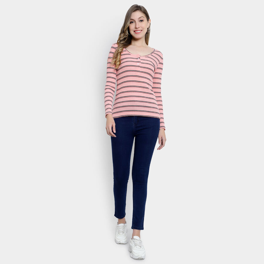 Stripes Top, Pink, large image number null