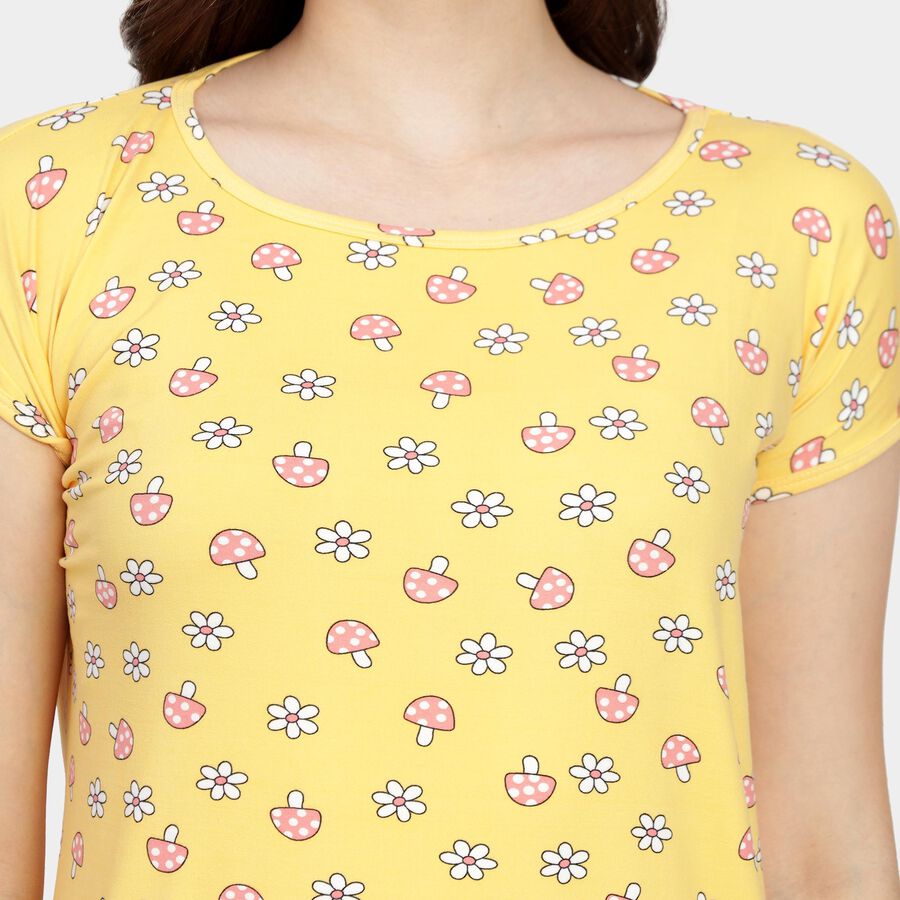 Ladies' Nighty, पीला, large image number null