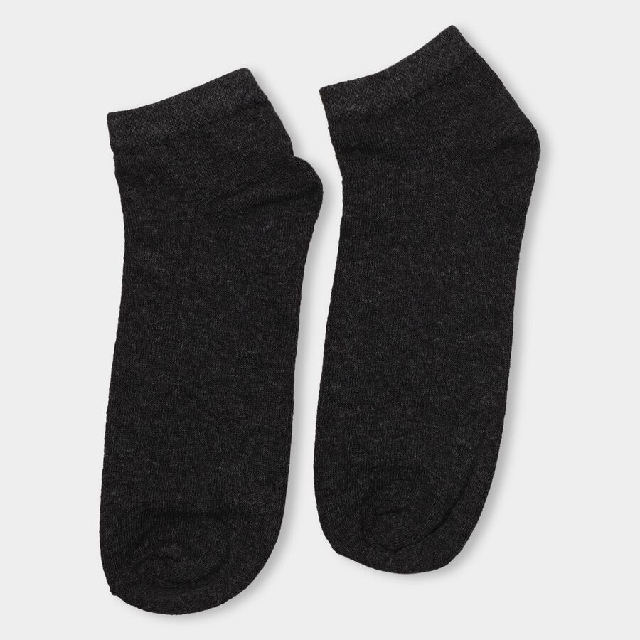 Men's Socks (Pack of 3), Melange Light Grey, large