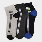 Men's Socks (Pack of 3), Melange Light Grey, small