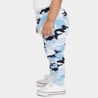 Infants Blue Camouflage Printed Cotton Pyjama, Light Blue, small