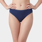 Women's Navy Blue Regular Fit Printed Panty, Navy Blue, small