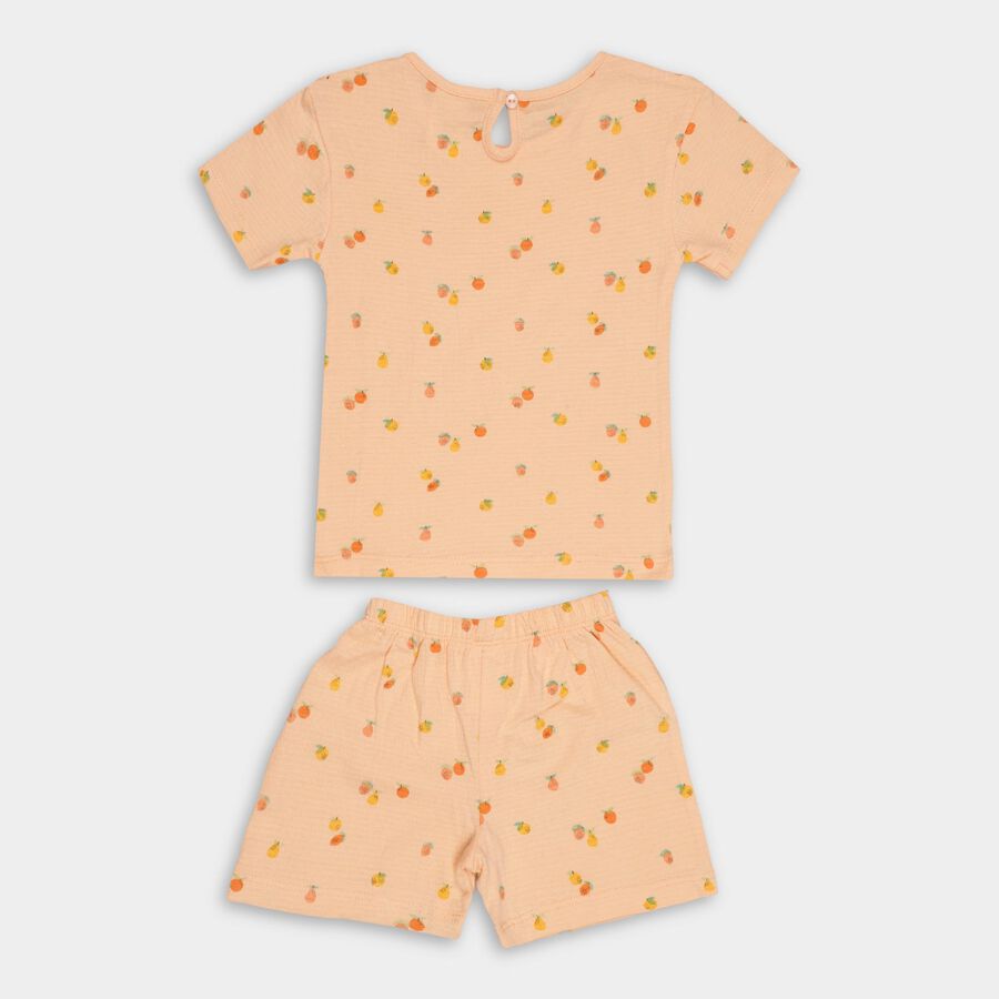 Infants' Short Set, Peach, large image number null