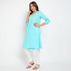 Ladies' Kurta, एक्वा, small image number null