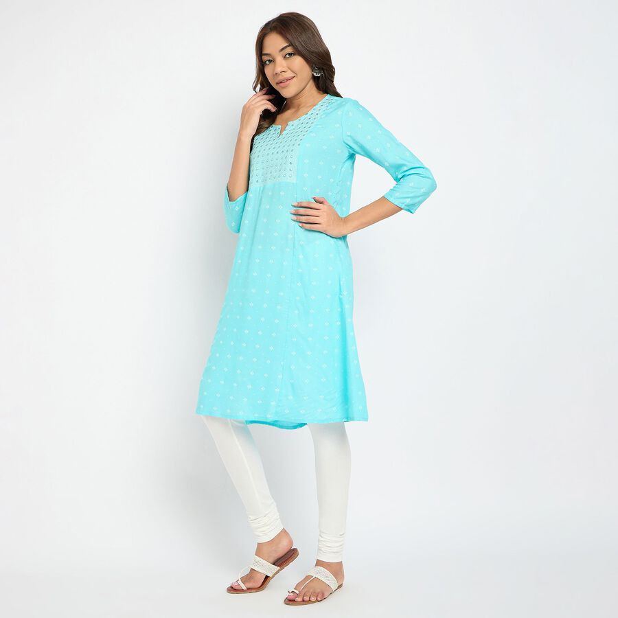 Ladies' Kurta, एक्वा, large image number null