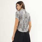 Women's Off White Classic Collar Classic Shirt, Off White, small