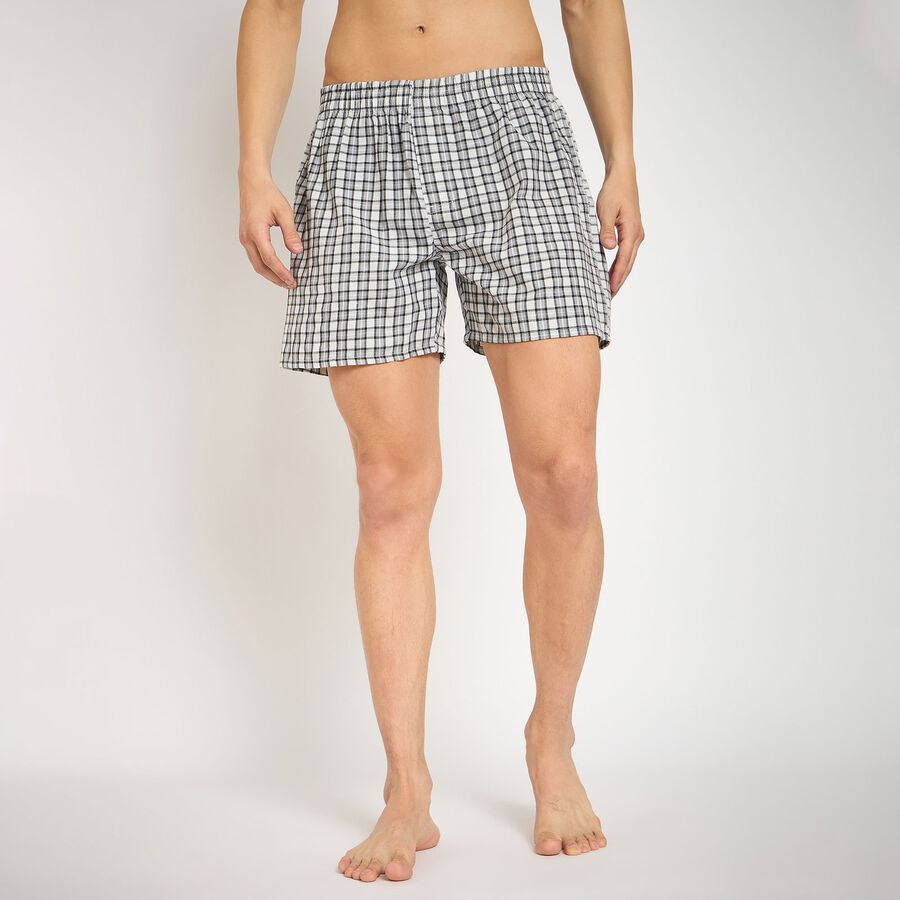 Men's Boxers, गहरा ग्रे, large image number null