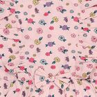 Girls' Light Pink Floral Print Sleeveless Frock, Light Pink, small image number null