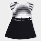 Girls' Frock, Navy Blue, small image number null
