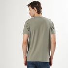 Men's Round Neck Half Sleeves T-Shirt, हल्का हरा, small image number null
