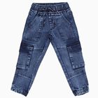 Boys' Jeans, गहरा नीला, small image number null