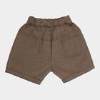 Infants Cotton Solid Half Pant, Olive, small image number null