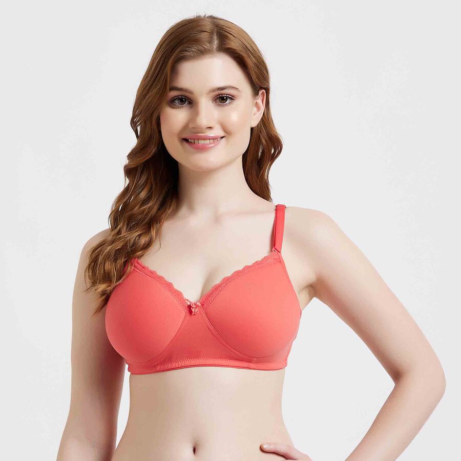 Solid Bra, Coral, large image number null