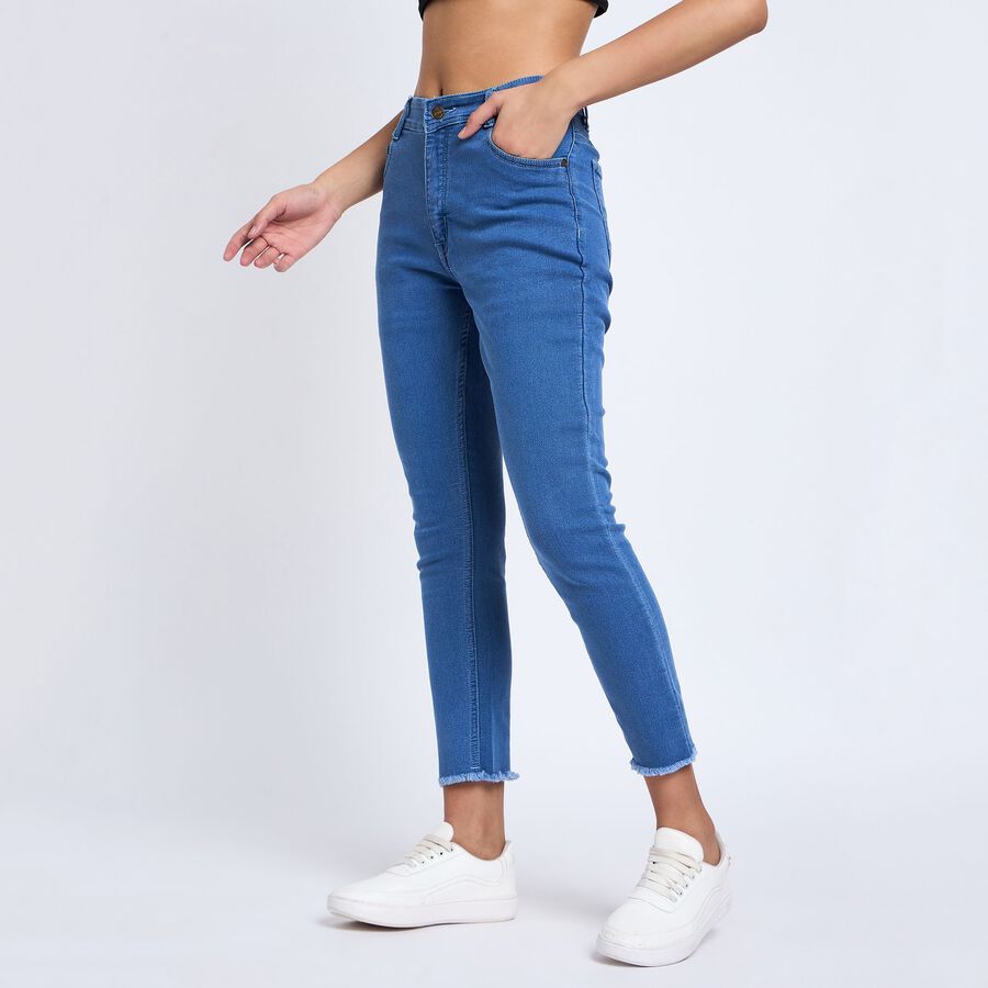 Ladies' Jeans, Mid Blue, large image number null