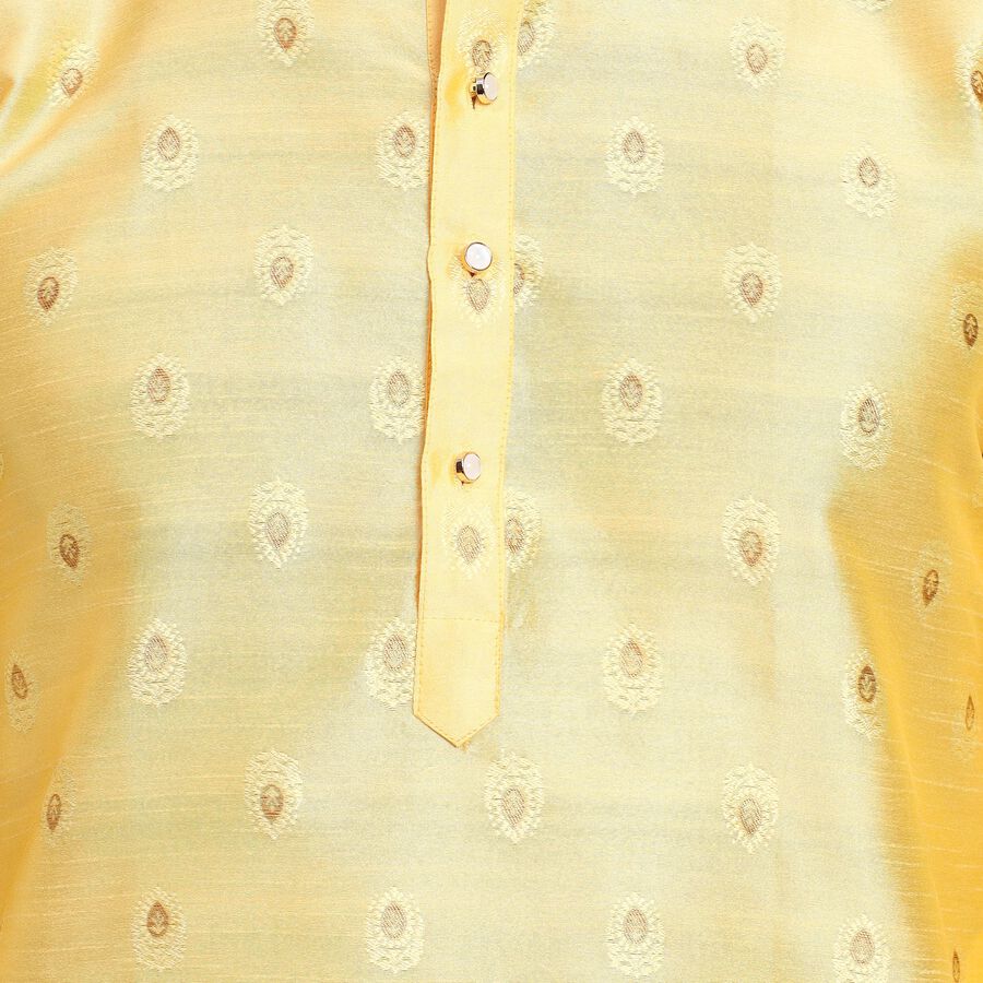 Men's Kurta Pyjama , Yellow, large image number null