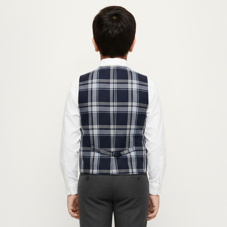 Boys Snow White Cotton Classic Collar Casual Shirt, सफ़ेद, large image number null