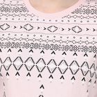 Ladies' Round Neck T-Shirt, हल्का गुलाबी, small
