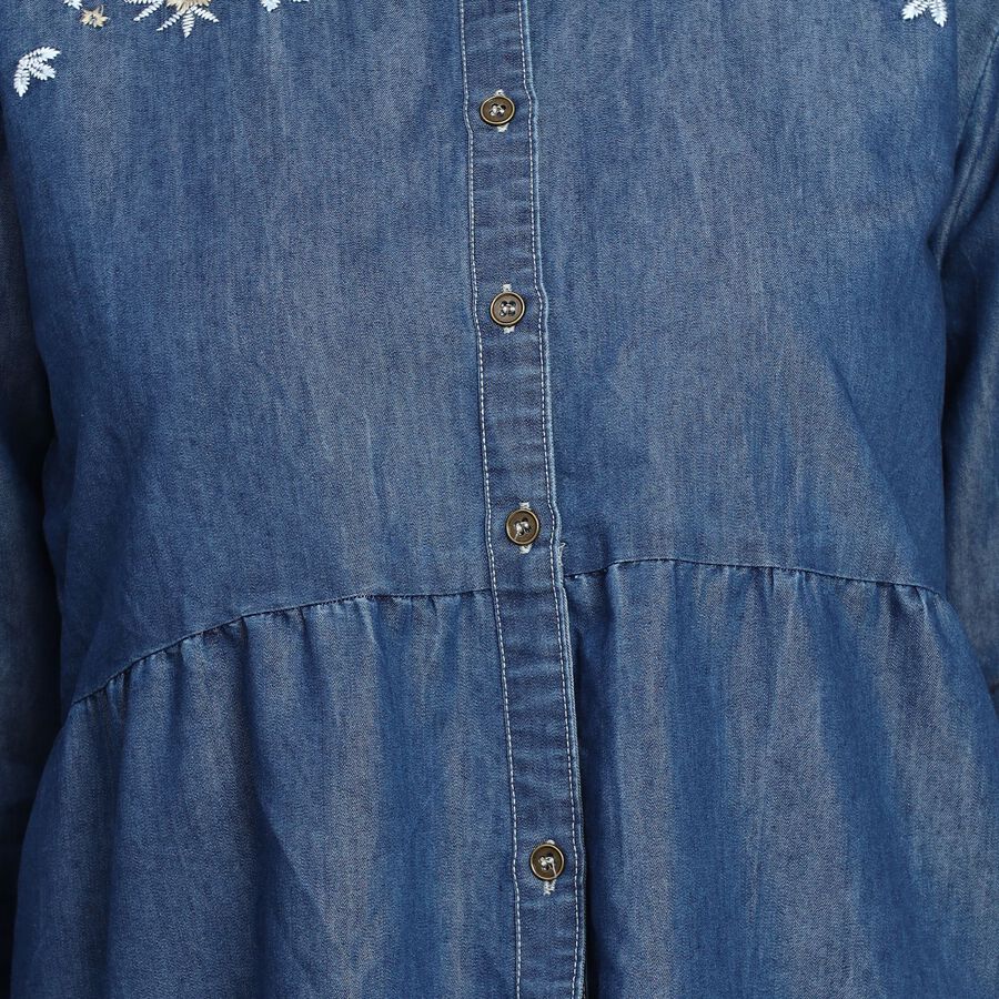 Ladies' Shirt, Mid Blue, large image number null