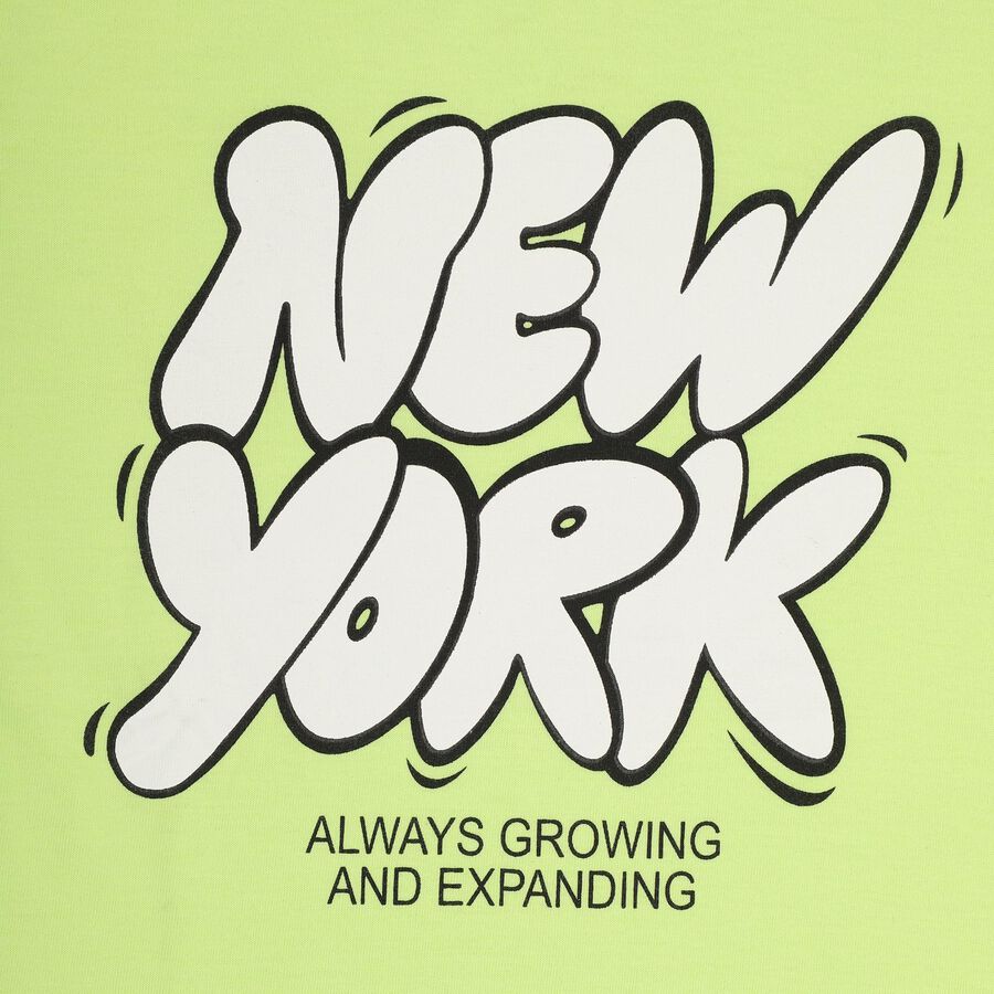 Boys' Half Sleeves T-Shirt, Light Green, large image number null
