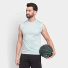 Men's T-Shirt , Aqua, small