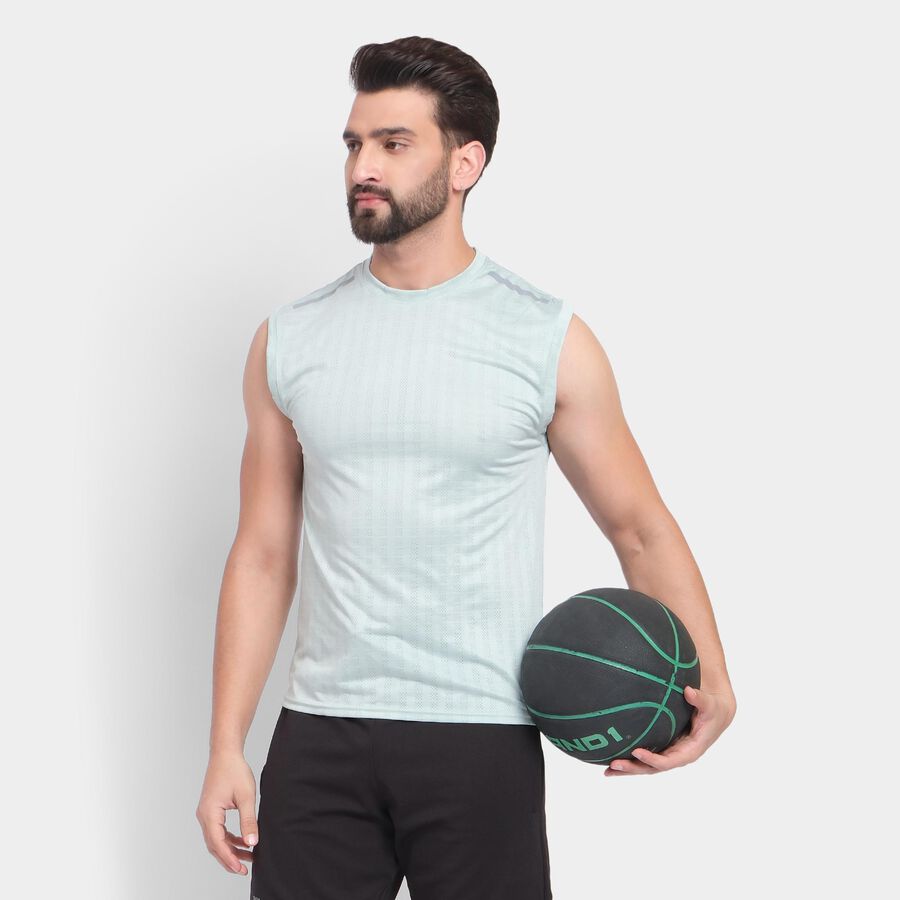 Men's T-Shirt , Aqua, large