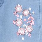 Girls' Light Blue Regular Fit Embroidered Jeans, Light Blue, small image number null